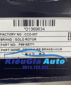 TĂNG BUA PHANH SAU DAEWOO LANOS